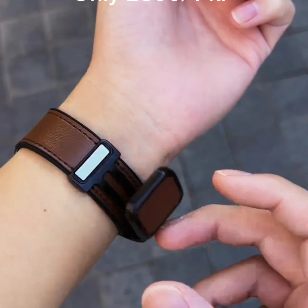 Luxury Leather Silicon Magnetic Watch