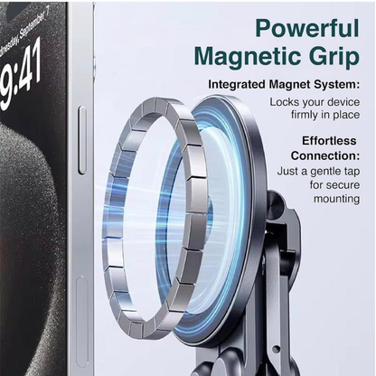 4-in-1 Foldable Laptop Stand & Magnetic Phone Holder
