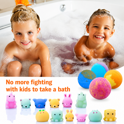 Bath Bombs for Kids with Toys