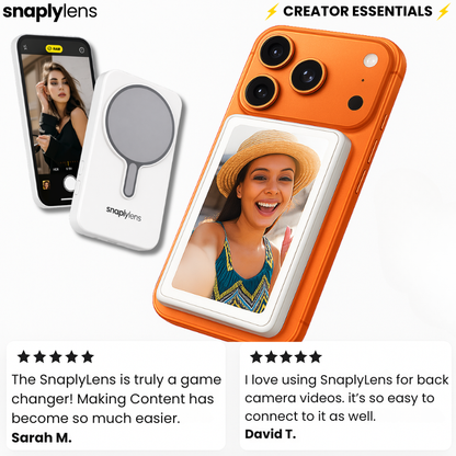 Vlog Selfie Monitor Screen for iPhone and Android