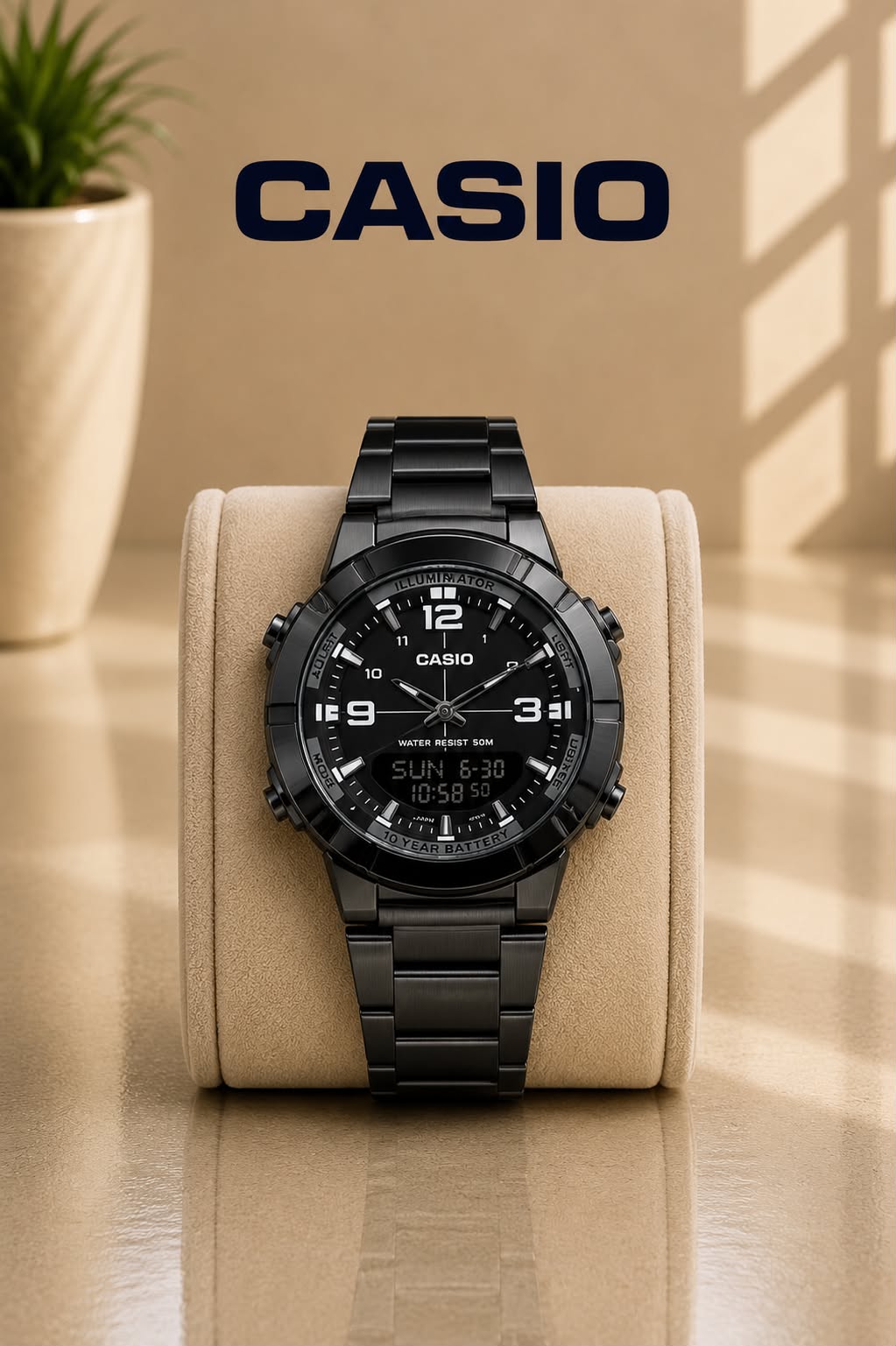 TRENDING Mens Watch With Stainless Steel Band