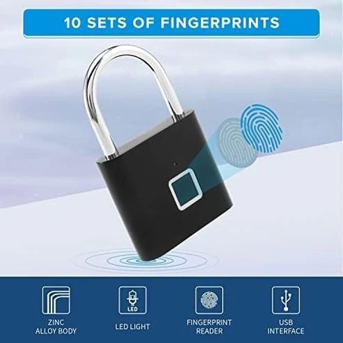 Fingerprint Padlock – Smart Biometric Lock