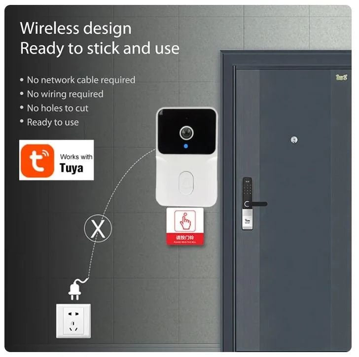 🔥Hot Sale🔥Wireless Video doorbell with Monitor & Camera
