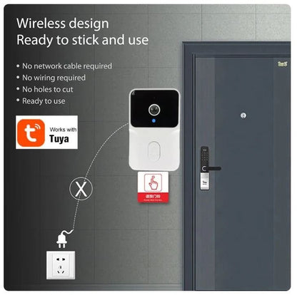 🔥Hot Sale🔥Wireless Video doorbell with Monitor & Camera