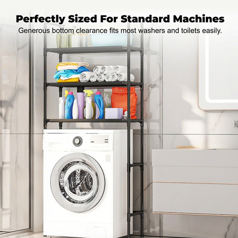 🎁2026 New Arrivals 50% OFF💥No-Drill Bathroom & Laundry Organizer Shelf